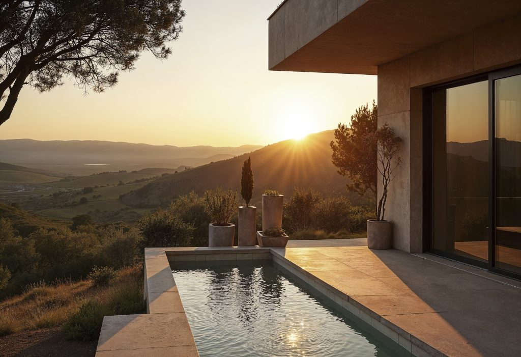 outdoor luxury holiday home